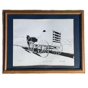 Greg Kempfs “Going to Market” Lithograph Print Numbered and Signed
